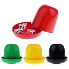 Dice Guessing Game Set Dice Cup Shaker with 6pcs Digital Dices for KTV Bar Pub Party Gambling Casino Poker Dice Game Accessories 2024 - buy cheap