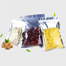 300pcs 7.7x10cm Foil Flat Ziplock Bags Clear Plastic Bags Pe Zip Lock Bag For Cloth/food/gifts/Jewelry Packaging Display Bag 2024 - buy cheap