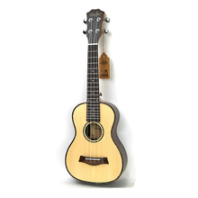 SevenAngel  26 " Tenor Ukulele  Spruce Solid Wood Top Only Ukelele Hawaiian 4 String Guitar Electric Uku with Pickup EQ 2024 - buy cheap