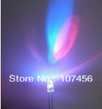 1000 шт. 3 мм RGB 7 цветов медленная вспышка светодиодные светоизлучающие диоды (светодиодный ы) Новые 3 мм прозрачные светодиоды rgb 2024 - купить недорого