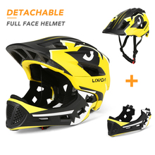Lixada-casco de seguridad deportivo para niños, máscara completa desmontable, para ciclismo 2024 - compra barato