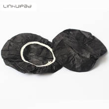 Linhuipad 100Pcs Black Sanitary Headphone Covers 12-13CM Disposable Nonwoven Earmuff Cover Repalcement Headset Cushion 2024 - buy cheap