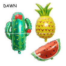 3pcs/lot Large Cactus Pineapple Watermelon Foil Balloons Baby Shower Happy Childrens' Day Birthday Party Decoration Supplies 2024 - buy cheap