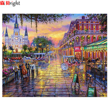 Full Square Diamond DIY Diamond Painting City Street Picture Of Rhinestone 5D Embroidery Cross Stitch Home Decor XY1 2024 - buy cheap