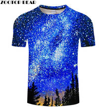 Starry sky T shirts 3D Men T-shirts Cool Funny Printed Tops Male Novelty Tees Brand Tshirts Camisetas Hombre Hot New ZOOTOP BEAR 2024 - buy cheap