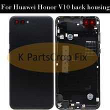 Задняя крышка для Huawei Honor V10, задняя крышка батарейного отсека, задняя крышка корпуса V10, чехол для Huawei Honor V10, Крышка батарейного отсека 2024 - купить недорого