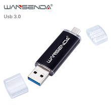 WANSENDA High Speed USB Flash Drive OTG Pen Drive 16GB 32GB 64GB 128GB 256GB Pendrive 2 in 1 Micro Usb Stick 3.0 Flash Drive 2024 - buy cheap