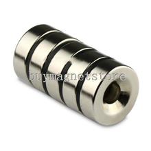 5pcs N50 Super Strong Round Neodymium Countersunk Ring Magnets 30mm x 10mm Hole: 10mm Rare Earth Wholesale  N 2024 - buy cheap