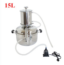 DIY Moonshine 15L Alcohol Distillation Boiler Home Brewing Equipment Hydrosol Machine 2024 - buy cheap