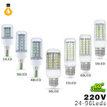 NEW E14 E27 G9 GU10 LED Lamp SMD 5730 LED Light Corn Led Bulb 24 36 48 56 69 72Leds 220V 230V Chandelier Candle Home Lighting 2024 - buy cheap