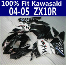 Западные Обтекатели для Kawasaki Ninja zx10r zx-10r 2004 2005 04 05, Бесплатный комплект обтекателей x100 2024 - купить недорого