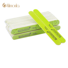 50pcs Green Nail Art Sanding Buffer Files 100/150 UV Gel Polish Wood Nail File Cuticle Remover Manicure Tools 2024 - buy cheap