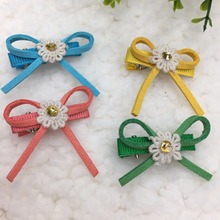 New Arrive Girls' Hair Grips 1  Pcs/lot Candy Color Butterfly Hair Clips Kids Hairpin Headwear Fashion Accessories  Cotton 2024 - buy cheap