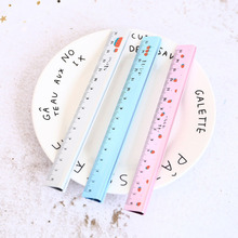 1X Sweet Strawberry Straight Ruler Study Drawing Tool Student Stationery School Office Supply Promotion Gift 2024 - buy cheap