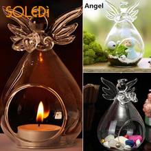 Glass Hydroponic Container Hydroponic Plant Bottle Terrarium Hanging Vase Angel Wishing 2024 - buy cheap