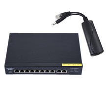 4  POE 48v 10 port gigabit unmanaged poe switch 8*10/100  mbps POE poort; 2*10/100/1000  mbps UP Link poort;  NVR poort 280M 2024 - buy cheap