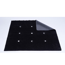 Mantel de Tarot negro de 50x50cm, hermoso juego de estrellas/luna, accesorios de juego de mesa de Tarot 2024 - compra barato