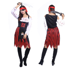 Halloween costume masquerade cos Caribbean Pirates of the Caribbean female pirate bloody female adult stage costumes 2024 - buy cheap