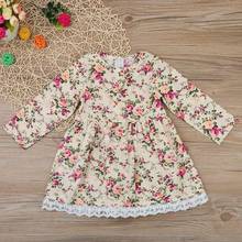 TELOTUNY Toddler Kids Baby Girl Floral Lace Dress Pageant Princess Dresses Clothes For Girls Dress JAN24 2024 - buy cheap