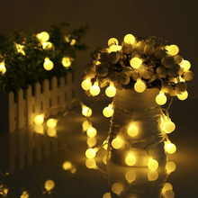 Xsky-guirnalda de luces Led de 1,5 M y 3M, bolas de Navidad, luz de hadas alimentada por batería, para vacaciones, boda, fiesta, decoración del hogar 2024 - compra barato