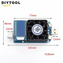 Resistencia de envejecimiento de corriente constante ajustable, probador de capacidad de voltaje de batería, carga electrónica usb, 35w 2024 - compra barato