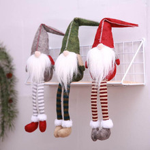 1pc Cartoon No Face Long Beard Santa Claus Dolls Christmas Decoration for Home Xmas Tree Hanging Ornament Pendant Kids Gifts 2024 - buy cheap