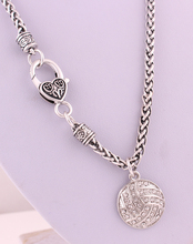 antique plated Volleyball Pendant Necklace link chain 2024 - buy cheap