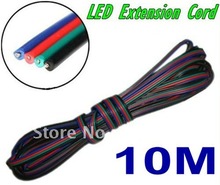 10M 4 pins LED RGB cable wire extension cord LED extension cable for 5050/3528 LED RGB light Strip RGB Stripe Connect Cable 2024 - buy cheap