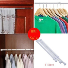 Useful Extendable Telescopic Spring Net Voile Tension Curtain Rail Loaded Rod 2024 - buy cheap