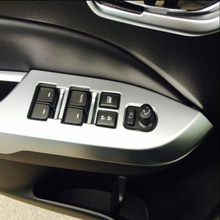 Botones de interruptor de cristal para puerta Interior de coche, moldura de moldura, estilo de coche, ABS cromado, para SUZUKI Vitara 2016, 4 Uds. 2024 - compra barato