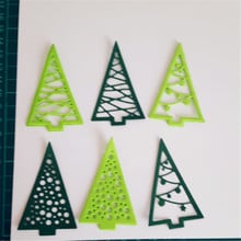 Christmas tree Cutout Metal Cutting Dies Stencils for DIY Scrapbooking Album Paper Card Decorative Craft Embossing Die Cuts 2024 - buy cheap