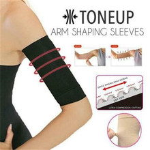 1Pair Slimming Compression Arm Shaper Slimming Arm Belt Helps Tone Shape Upper Arms Sleeve Shape Taping Massage For Women J#29 2024 - buy cheap