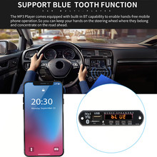 USB TF радио FM AUX беспроводной Bluetooth 5 В-12 в WMA MP3 аудио 3,5 мм MP3-плеер декодер плата модуль для автомобиля для iPhone громкой связи 2024 - купить недорого