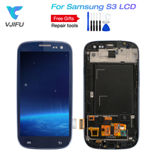 Pantalla LCD para SAMSUNG Galaxy S III S3, pantalla táctil con Marco, reemplazo de teléfono móvil, I9300, i9305, 1 ud. 2024 - compra barato