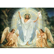 GLymg 5d Diamond Painting Jesus And His Angels Rhinestones Embroidery Diamond Embroidery Craft Painting Wall Arts Decor 2024 - buy cheap