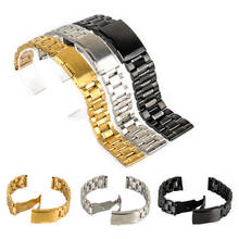 Luxury Brand Watch Accessories Watch Band 18mm 20mm 22mm 24mm Stainless Steel Strap Steel Buckle Wrist WatchBand 2024 - buy cheap