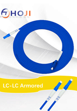 LC-LC 15M Armored Fiber Jumper Cable Patch Cord LC-LC SM 9/125 Simplex Fiber 2024 - buy cheap