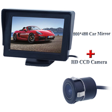Auto Parking system CCD 170 Lens Angle  Universal Car Rearview Camera car Backup camera+4.3" TFT LCD Reversing  Monitor 2024 - buy cheap