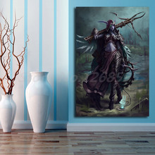 World of Warcrafts Sylvanas Wall Art Canvas Posters Prints Painting Wall Pictures For Office Living Room Home Decor 2024 - buy cheap