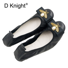 Sapatilhas de balé femininas de couro legítimo, sapatos baixos de marca balerny, sapatos de bailarina macia, com laço doce 2024 - compre barato