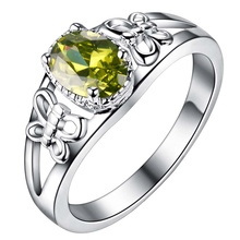 green zircon bling  Silver plated ring, silver fashion jewelry ring For Women&Men , /DFYVCZJC WYINVDVQ 2024 - buy cheap