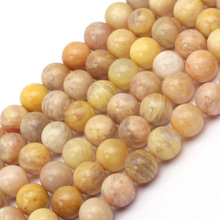 natural Yellow Sun Stone beads natural beads loose bead DIY beads for bracelet making strand 15 inches wholesale ! 2024 - buy cheap