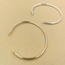 SEA MEW 10 Uds. 65mm * 2mm estilo de moda de Metal dorado/pulsera Color plata Pulsera para mujer regalo Niña 2024 - compra barato