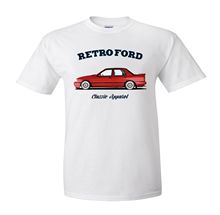 Camisetas de manga corta con cuello redondo para aficionados a los coches americanos Sierra Sapphire Rs Cosworth Classic Car, 2019 Camisetas de verano modificadas, 2024 - compra barato