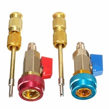 1Pair Air Conditioning R134A Valve Core Quick Remover Installer High Low Pressure Tool 2024 - buy cheap