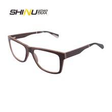 Monturas de gafas para miopía para hombre y mujer, nogal negro con montura de lentes ópticas de grau, F1 2024 - compra barato
