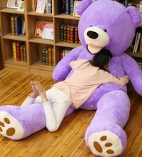 100-260cm Oversized Teddy Bear Big Bear Skin Huge American Bear Shell Big Teddy Plush Toy Large Teddy Dolls DIY Doll No Cotton 2024 - buy cheap