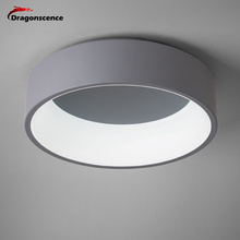 Dragonscence Round circle Aluminum Modern Led ceiling light lamp for living room bedroom dining table office meeting room 2024 - buy cheap