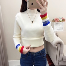 2019 High quality Sweater keeps warm in winter women NEW Turtleneck sweater Add wool thick Knitted pullover female Stretch K4350 2024 - buy cheap