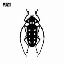 YJZT 7,8 м * 15 см нежные необычайно насекомые ошибка карикатура Оригинальная виниловая наклейка художественная Автомобильная наклейка черный/серебристый C19-1191 2024 - купить недорого